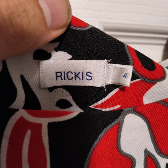 Ricki's multi color floral dress size 4 petite. Sleeveless - Picture 3 of 5